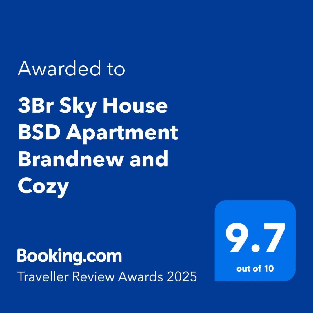 3Br Sky House Bsd Apartment Brandnew And Cozy Samporo Bagian luar foto